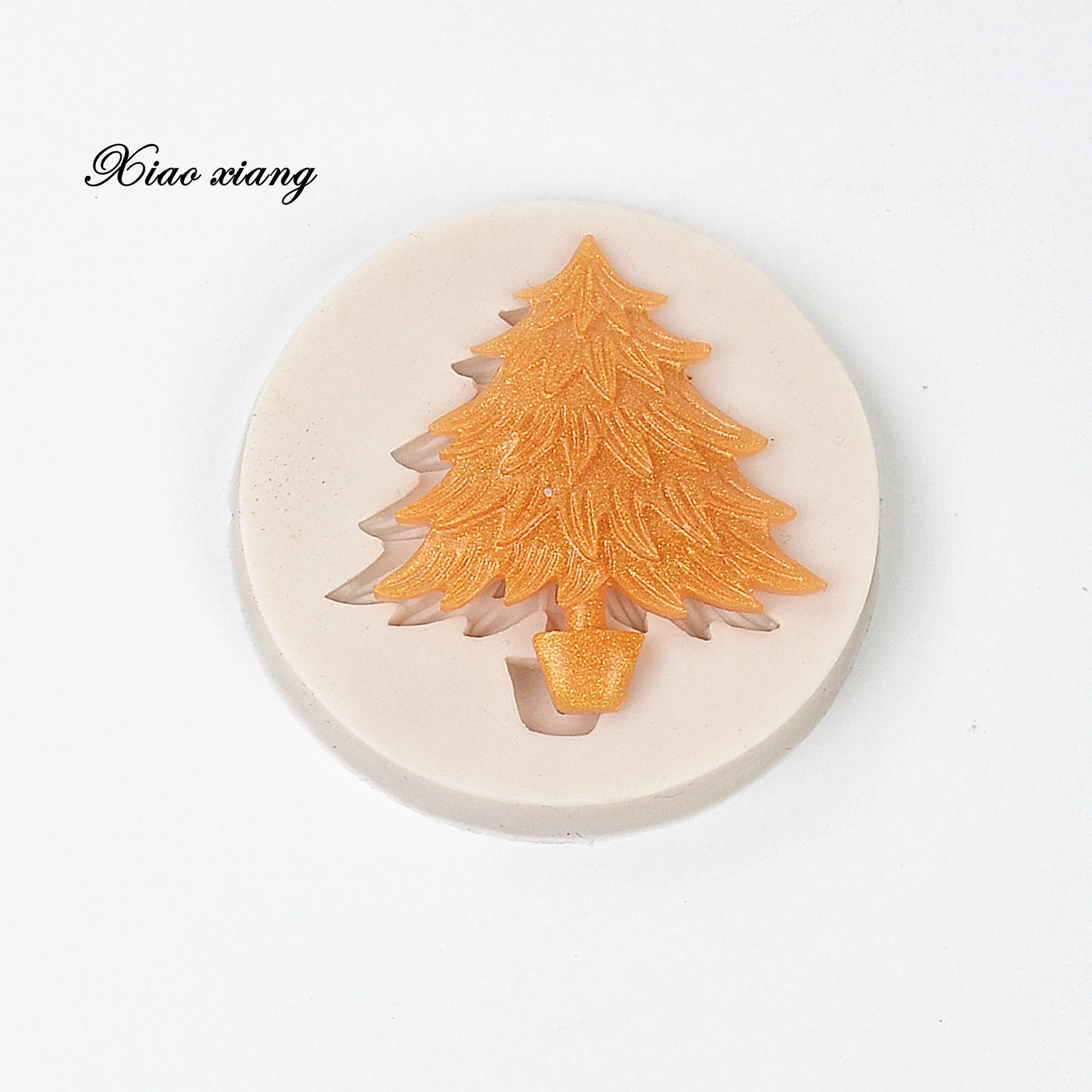 Christmas Tree Fondant Cake Silicone Mold Christmas Cake Decorating Tools Cupcake Chocolate Biscuits Mold DIY Baking Mould