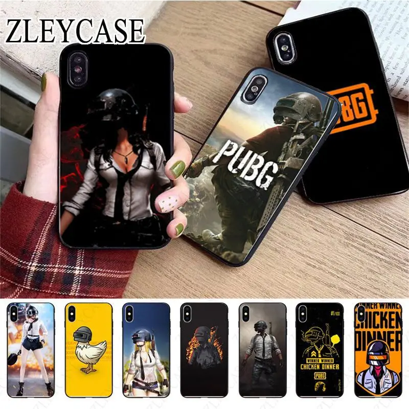 pubg funda phone case for iphone 14pro 15pro 12pro 11pro xs max 7 8 XR 12mini 15plus 13mini SE 2020 13pro cover cases coque