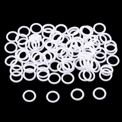 100 Pieces Nylon Bra Strap Adjuster Slider O Ring Lingerie DIY Sewing Crafts 6mm