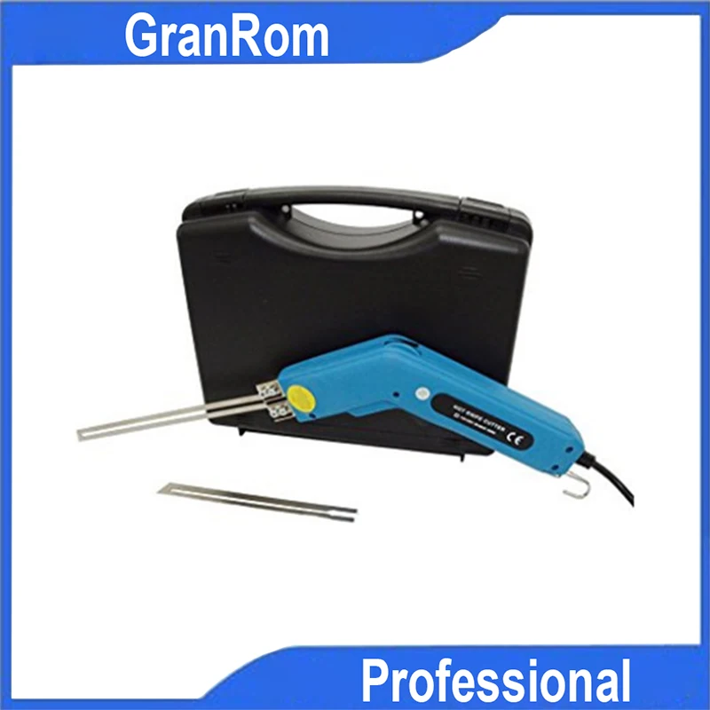 Utensile per tagliare la schiuma in spugna con coltello caldo elettrico da 200 W con lame Kit di coltelli riscaldati con lame dritte da 6