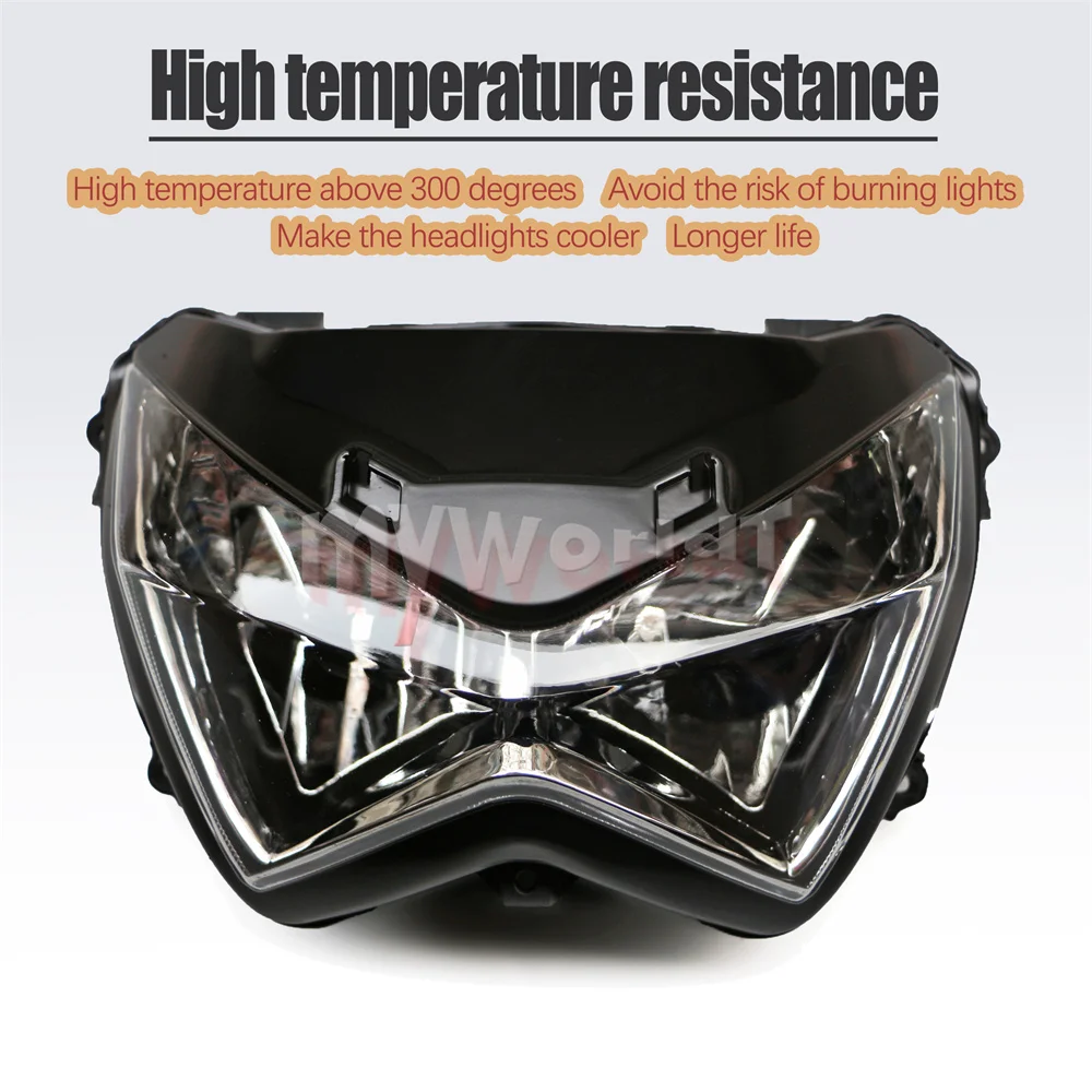 Suitable For KAWASAKI Z250 Z800 Headlight 2013 - 2017 Front Lighting Lndicator Motorcycle Light Assembly Accessories Z 800 250