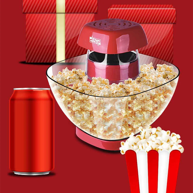 Strona główna maszyna do popcornu PM-2801 przenośna maszyna do popcornu 1200W domowej roboty przekąska popcornu kreatywny prezent 220V 50-60Hz