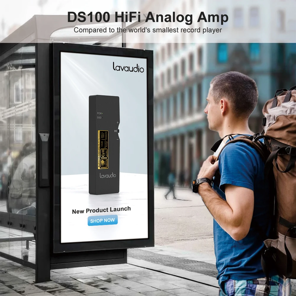 AMPLIFICADOR DE AURICULARES 1Mii DS100 DAC, HiFi, decodificación de Audio, USB tipo c, amplificador PCM de 32 bits/384 DSD256 para Android, iOS, Mac y Windows