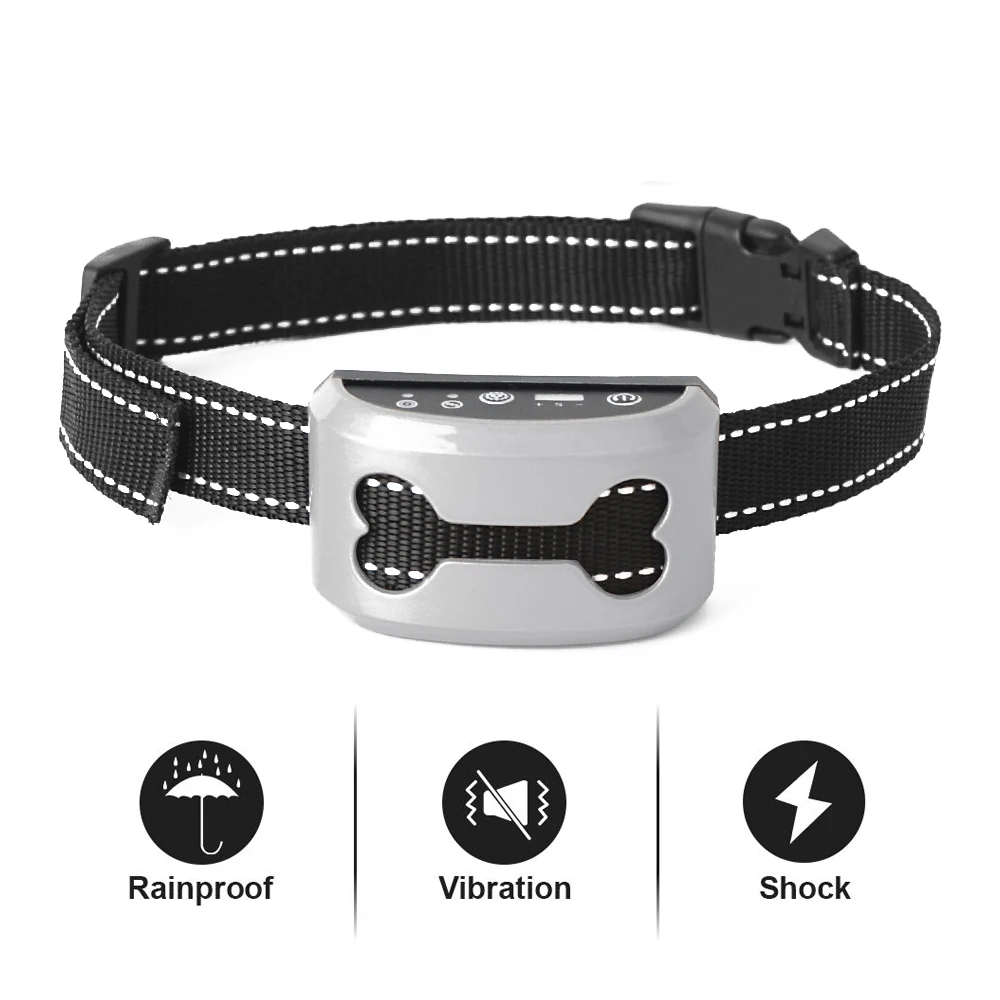 

Automatic Dog anti barking collar dog training collar for small meduim big dogs husky pitbull dog no bark collar dog accessories