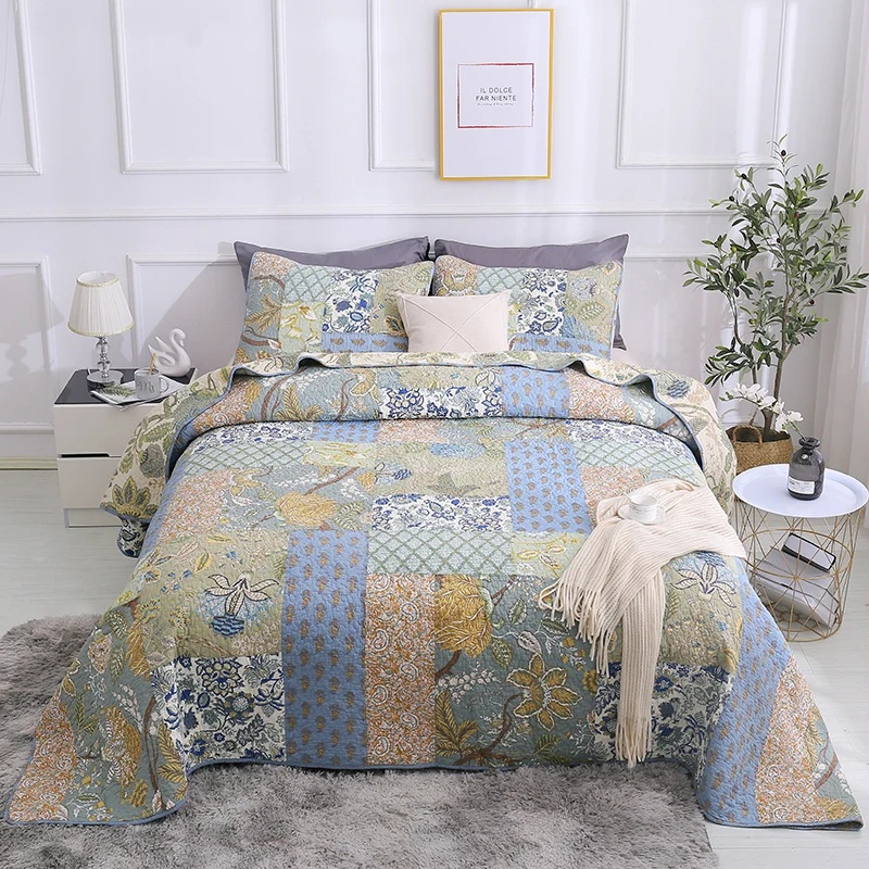 Bed Cover Quilted Bedspread King Size Colchas Para Cama Quilt Coverlet Bed Quilts Bed Spread Quilting Cubrecama Colcha Algodao