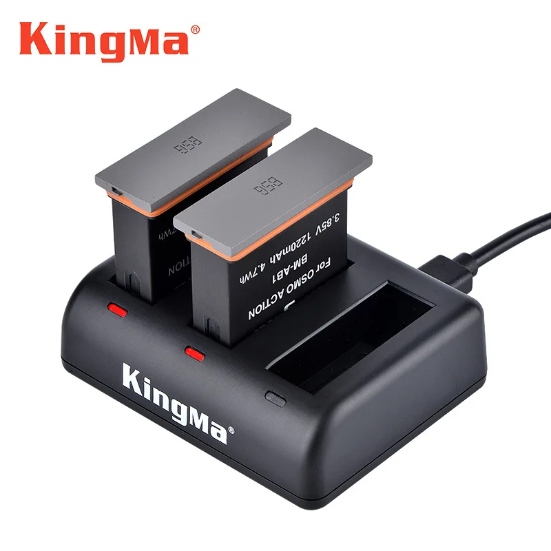 ل DJI OSMO عمل بطارية ليثيوم/3-Way شاحن/الغوص مقاوم للماء الغلاف الواقي الحال بالنسبة DJI عمل كاميرا Accessori