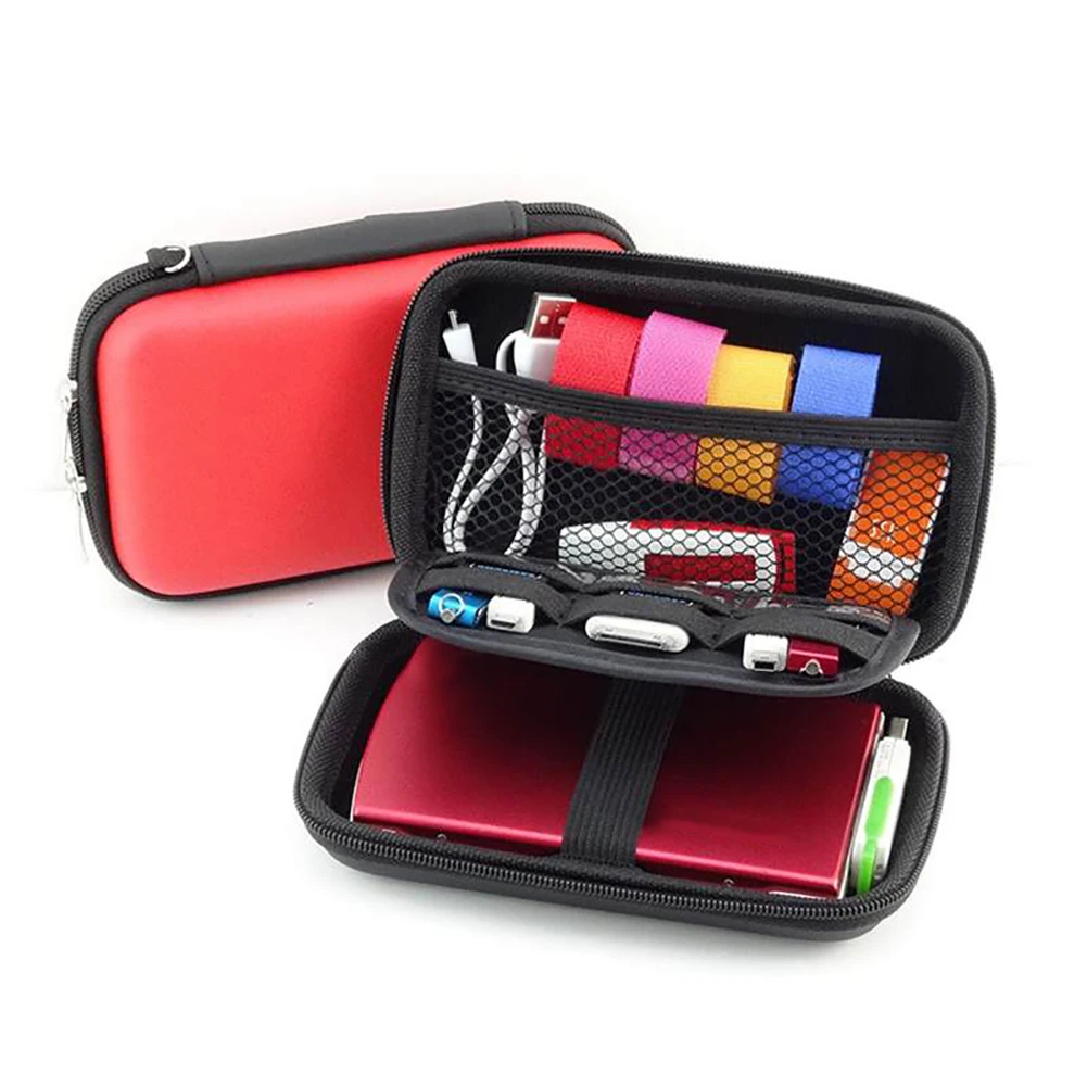 

Cable Organizer Bag Headphones Case Power Bank Case Electronic Gadget Organizer Cable Bag USB Wires Charger Digital Storage Box