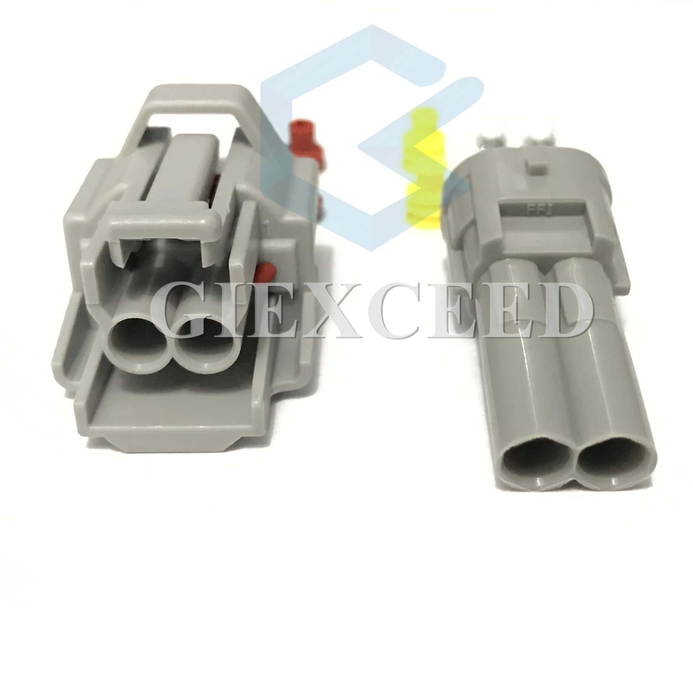 2 Sets AC Assembly 6189-0060 Nippon Denso 2 Pin Waterproof Male And Female Plug Top Slot Fuel Injector Automotive Connector