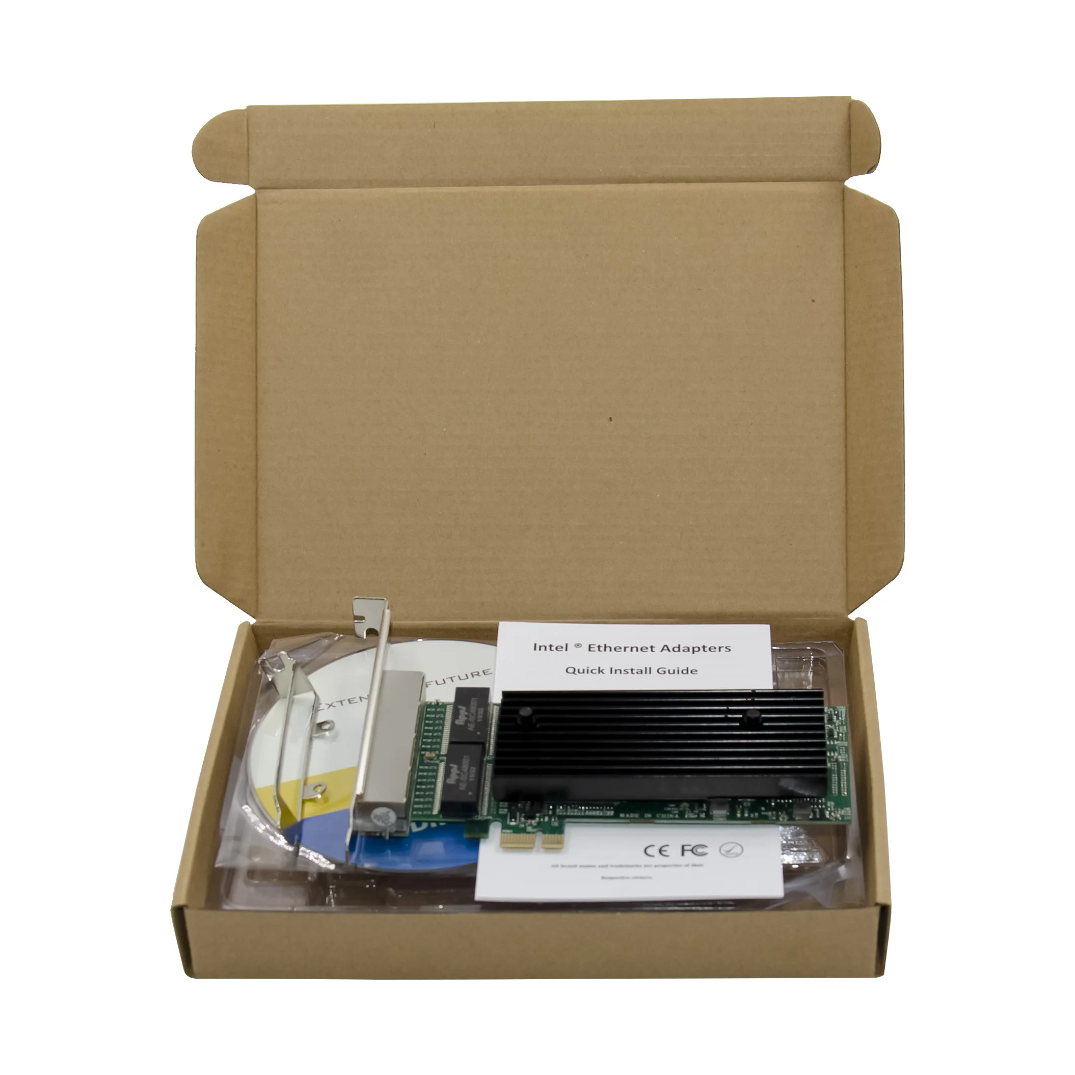 Imagem -06 - Servidor Pci-e Portas Rj45 1x Pcie x1 Chip Intel 82576 10 Mbps 100 Mbps 1000mbps Lan Porta Quad Placa de Rede Gigabit Ethernet 1000m