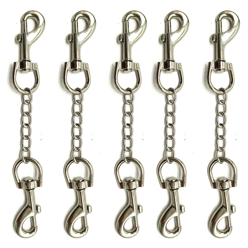 15cm To 35cm Double Metal Hook Chain For Restraint Bondage Bdsm Handcuffs Convenient Connection Lock Adult Sex Toys