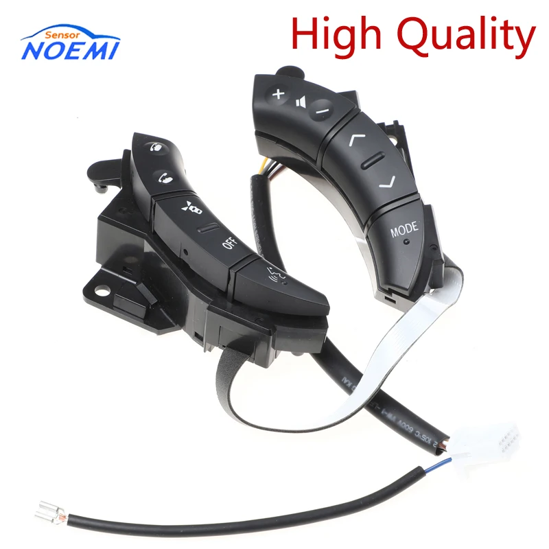 

YAOPEI New black Color A Pair OEM 75B037 84247-58010 For Toyota Highlander Land Cruiser Steering Wheel Controls Switch