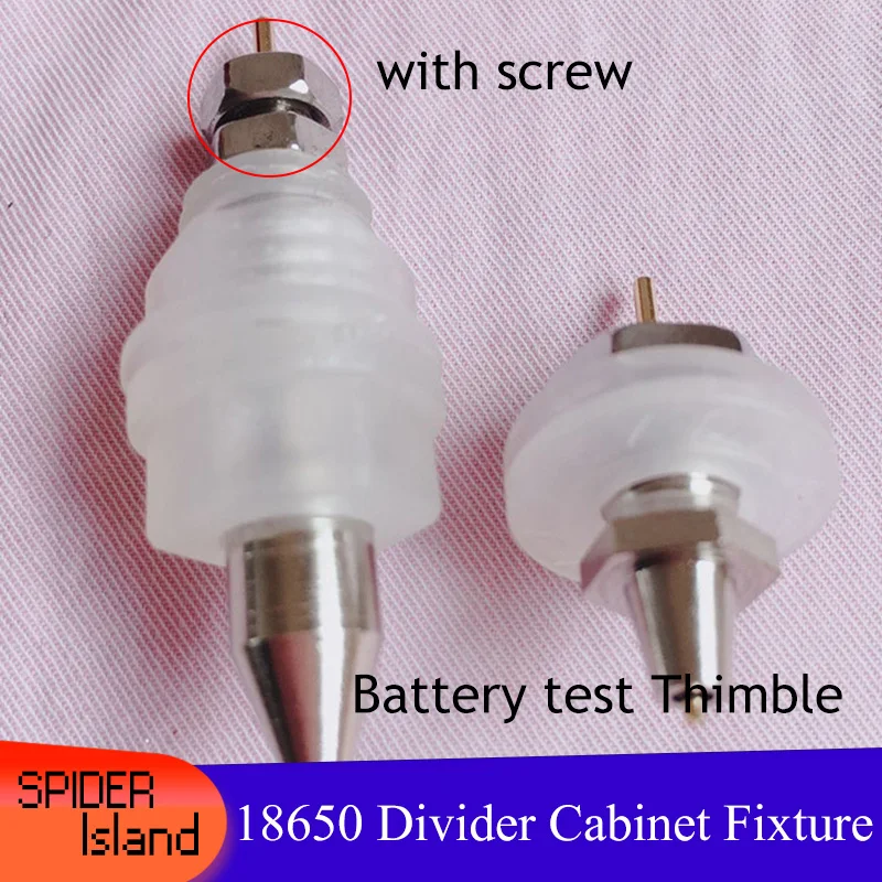 30pcs Screw Positive Negative Battery Thimble for Cabinet Fixture Discharge / Charging Fixture Tester 18650 Probe Thimble