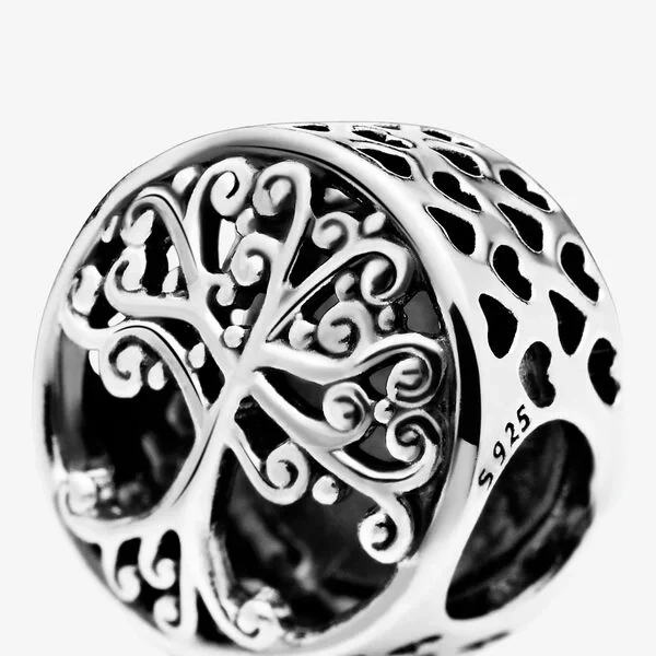 New 925 Sterling Silver Tree of Life Bead Family is Where Love Grows Charm fit Original Pandora Charms 925 Bracelet DIY Jewelry