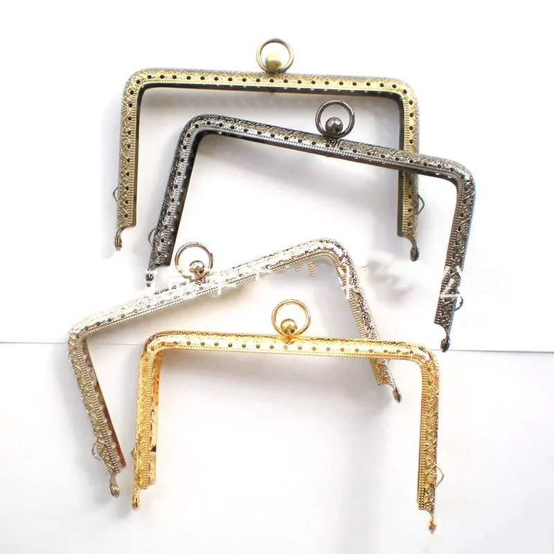 Purse Frames DIY Coin Purse Frame for Bag Parts Kiss Clasp Metal Frame Accessories for Bags Metal Kiss Clasp Lock Frame