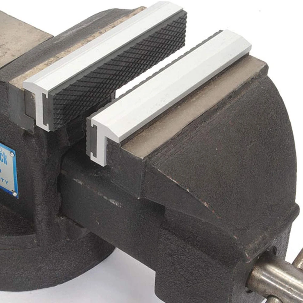 Vise Jaws with Strong Magnetic Universal Soft Vice Jaws Pads Covers Multi-Purpose Protector for Any Metal Vice 2PC
