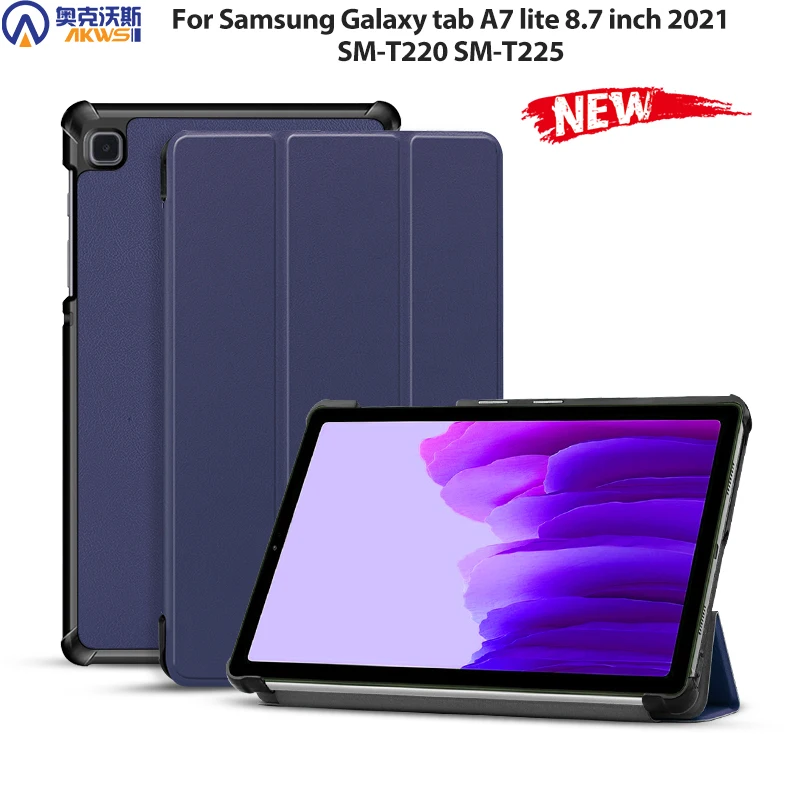 

Чехол для Samsung Galaxy tab A7 Lite 8,7 дюймов 2021 Тонкий чехол для планшета Samsung A7 Lite SM T220 T225 магнитный складной чехол