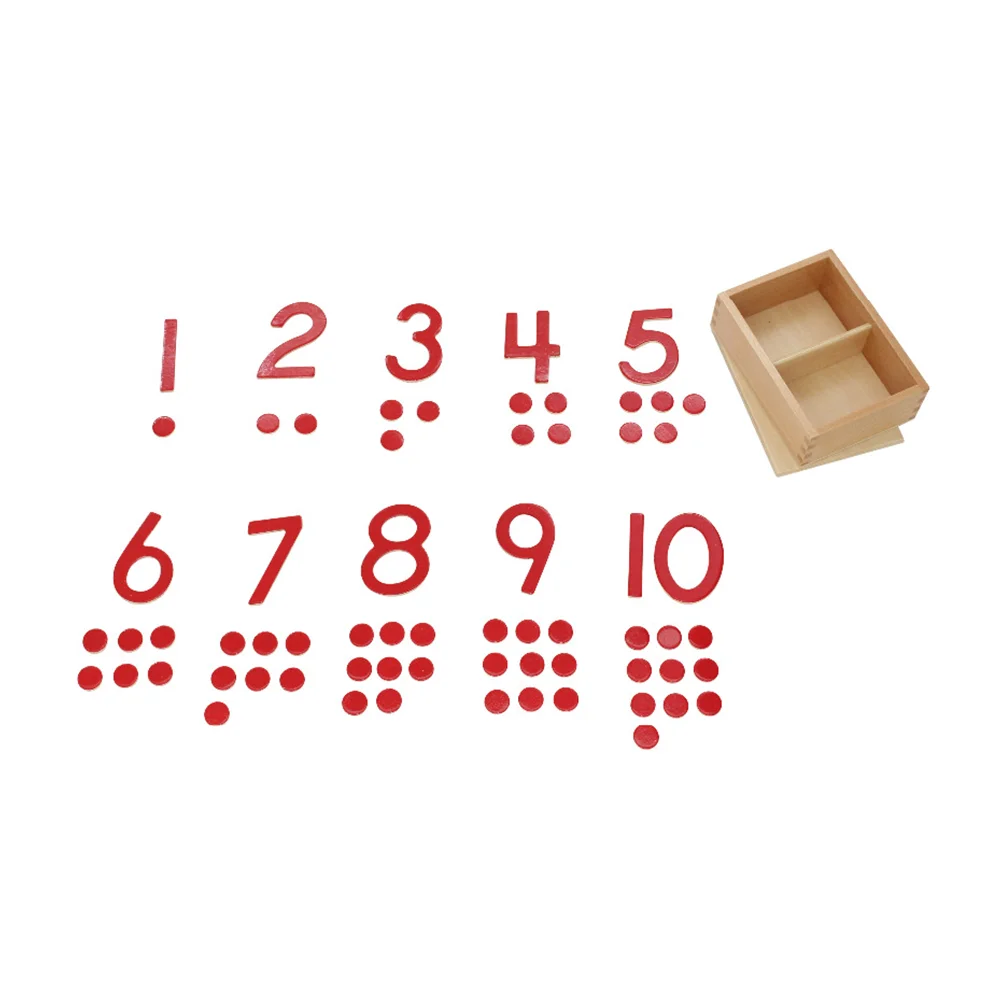 

Montessori Numbers Counters Digit Cognitive Math Toy Mathematics Materials Preschool Educational Equipment Early Teaching Aids