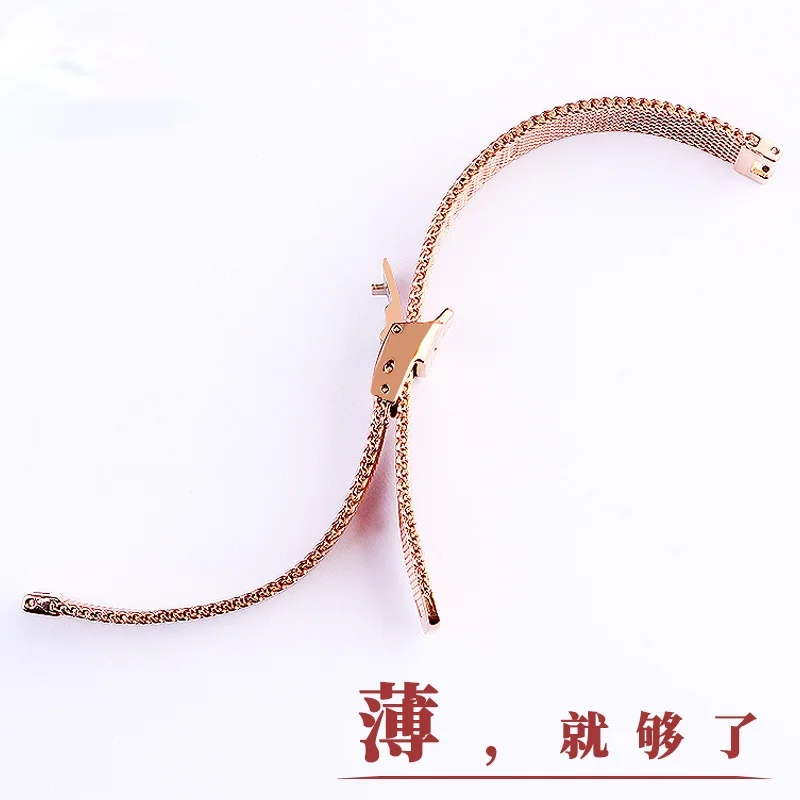 Solid Stainless Steel Watch Strap for CK Watch K8g236 K8g231 K8g235 K8g23146 Concave Stainless Steel Strap 10mm Female