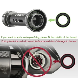 GOMEXUS-WIRID Stand cân bằng cuộn cho Shimano Vanford Stradic FK Daiwa Livias 1000-5000, R4 12 Dòng đánh cá chính Shimano Technium - №4