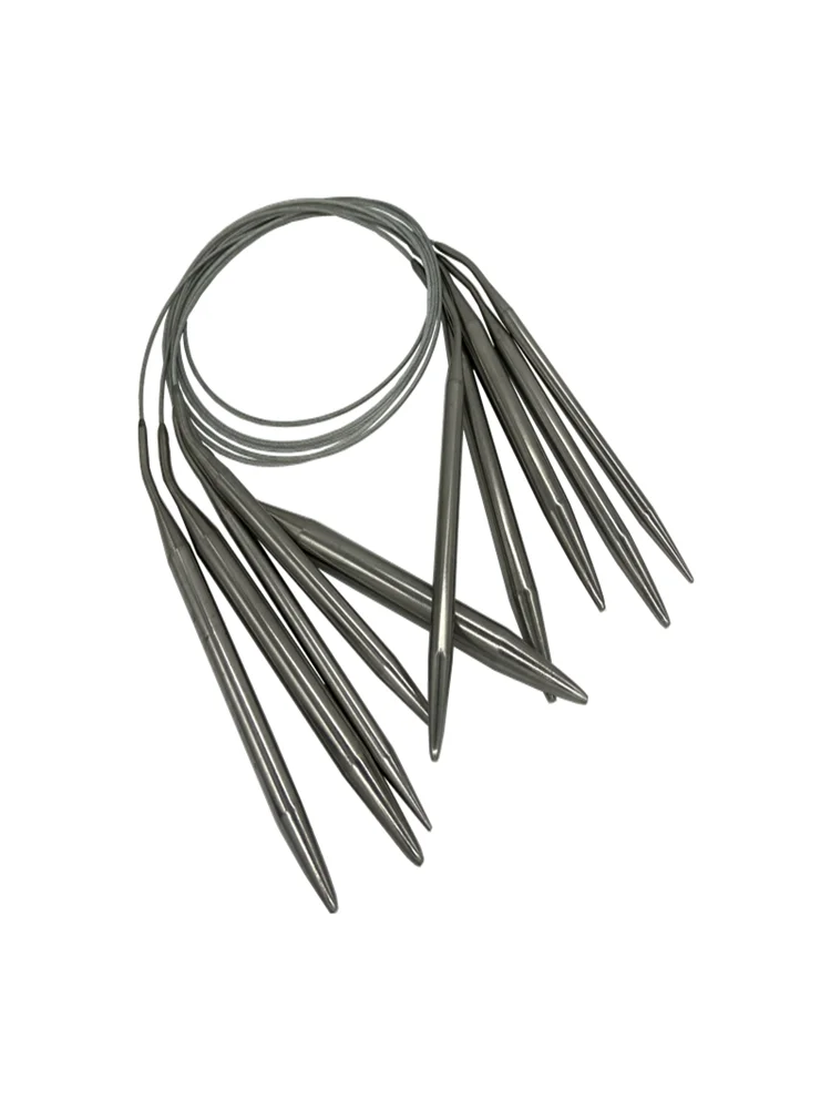Rundstricknadeln aus Edelstahl, 1,5–10 mm, Häkelnadeln-Set, Bastelwerkzeuge, DIY-Webnadelnadeln zum Stricken – Detail 4