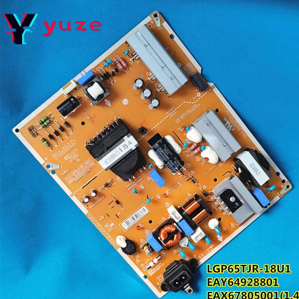 

For LG 65LG63CKECA 65UK6300yvb 65um6950dub 65uk6470plc Power Supply Board LGP65TJR-18U1 EAX67805001(1.4) EAY64928801 PLDL-L707A