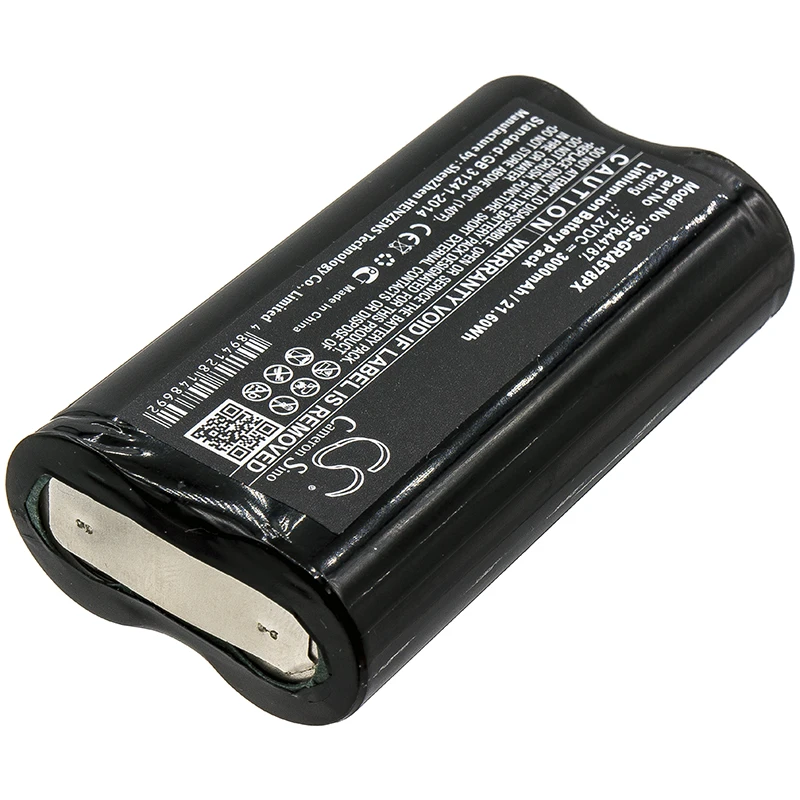 CS 3000mAh / 21.60Wh battery for Gardena Groom Barber 57844787