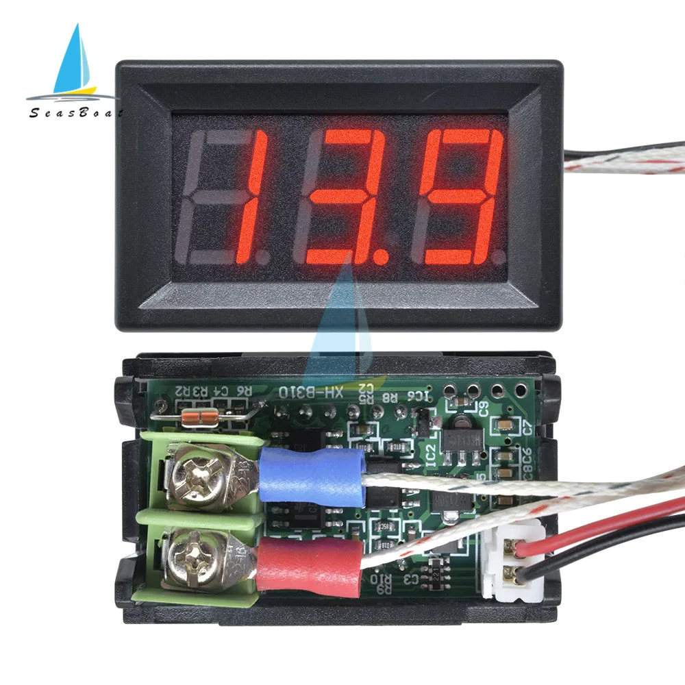 XH-B310 DC 12V LED Digital Display K-Type Thermometer Temperature Meter M6 Thread/Stick Thermocouple Tester -30~800C Thermograph