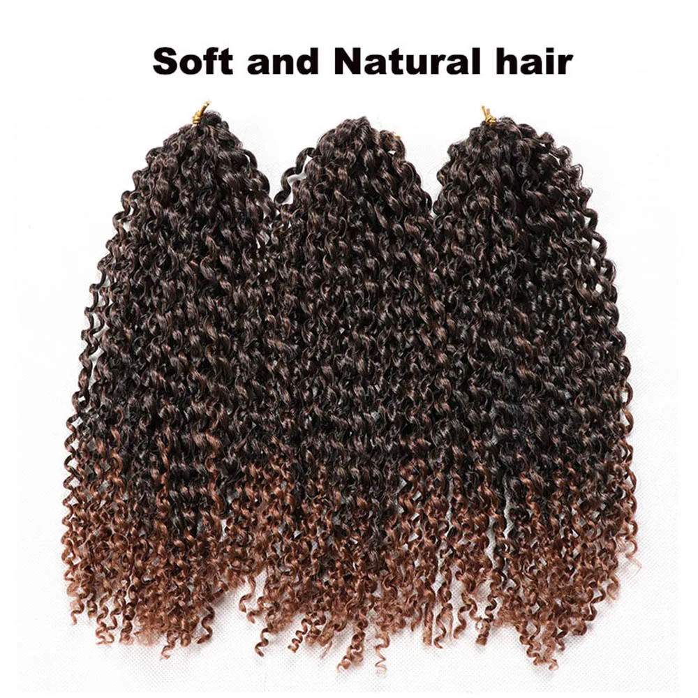 Haarnest Marlybob häkeln Haar Afro verworrene lockige Häkel borten kurze Leidenschaft Twist Jerry Curl Ombre synthetische Haar verlängerungen