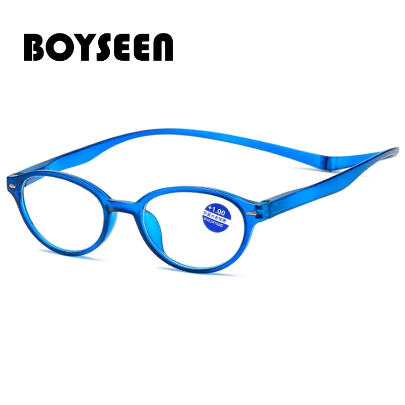 BOYSEEN multicolor anti-blue light hanging neck reading glasses fashion magnetic portable reading glasses