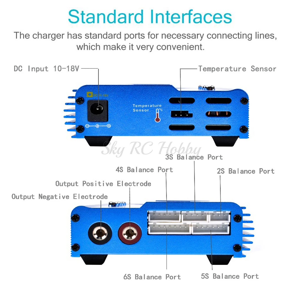 IMAX B6 80W Digital RC Lipo NiMh Battery Balance Charger/Scaricatore + AC POWER 12V 5A / 15V 6A Adattatore EU/Spina DEGLI STATI UNITI