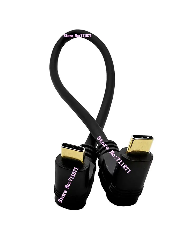90 Độ Góc Uốn Cong Lên Uốn Cong Xuống Usb3.1 Sạc Type C Cáp Dữ Liệu Dây Chuyền Đôi Uốn Cong Loại C Usb3.1 âm Thanh Nghe Hình Dòng