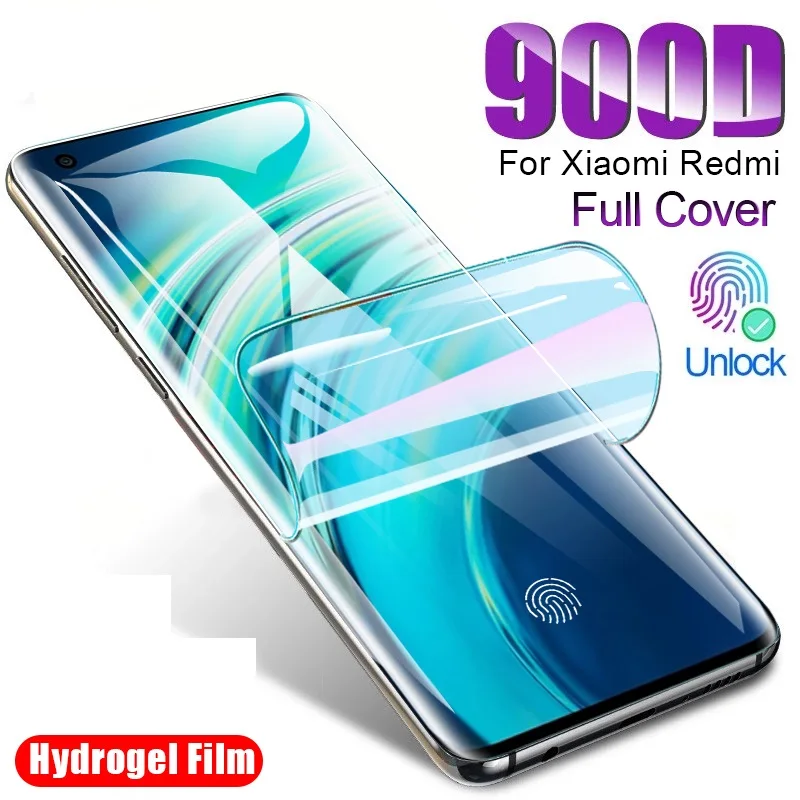 

1~3PCS Soft Hydrogel Soft Hydrogel Film For Xiaomi Redmi Note 8 7 9 Pro Max 9s 8T Screen Cover Protector 9A 8A 7A Full Protectiv