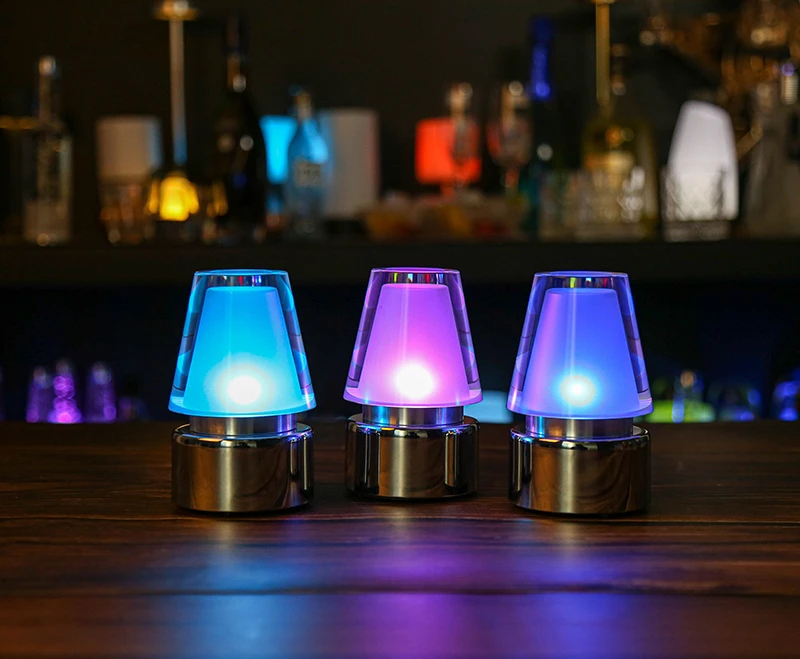 Bar Table Lamp LED Desktop Night Light Rechargeable Touch Dining Room Coffee Living Room Restaurant Coffee Decorative Lighting