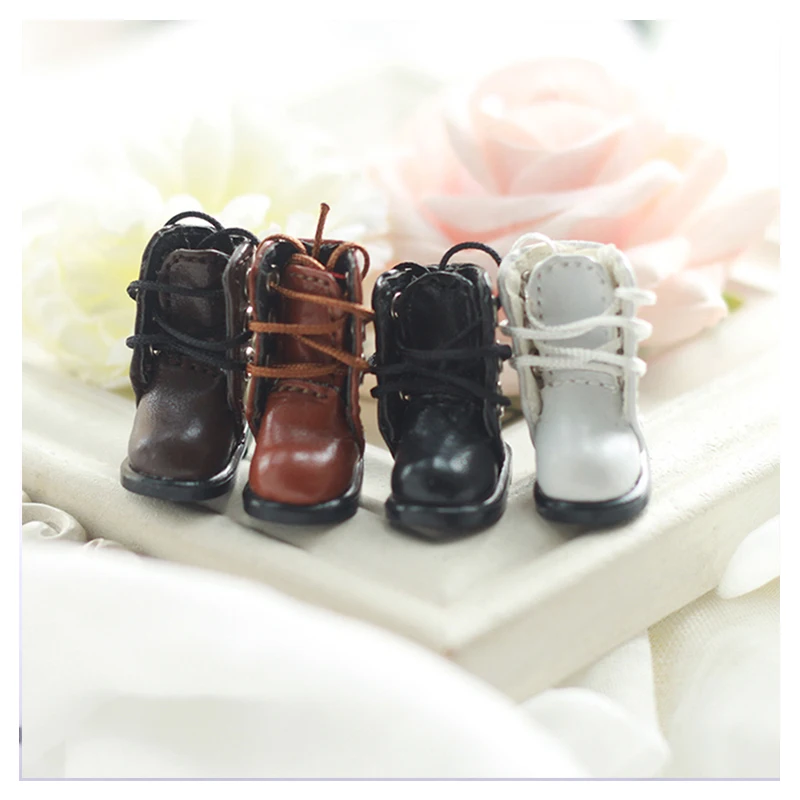 

BJD shoes doll leather shoes 2.8cm length for 1/8 1/12 BJD azone Blyth doll accessories doll colorful shoes