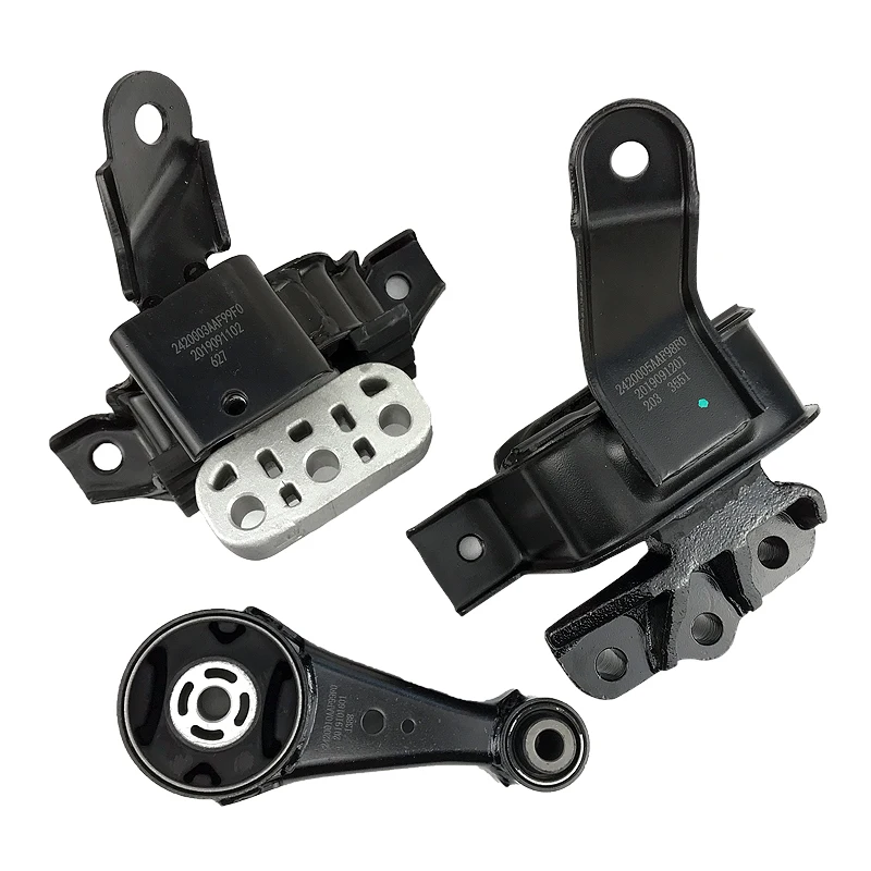 (1kit) 3pcs Engine Mounting Bracket support mount for Chinese GAC GS4 AT / MT Auto car motor part