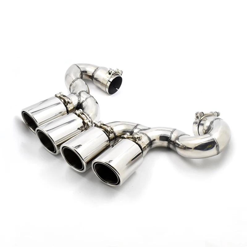 One Pair Car Exhaust Systems End Tailpipe For B-MW X5 Modified M5 2014-2019 Carbon Fiber Stainless Steel Muffler Tip Nozzles