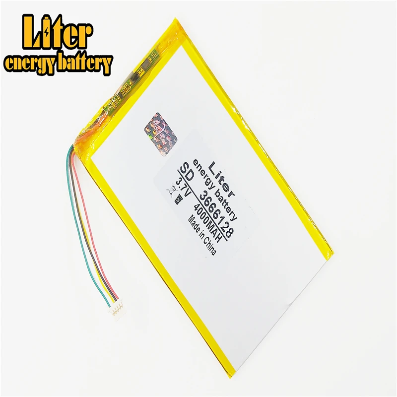 5 Chủ Đề Nhất Thương Hiệu Pin 3766125 Máy Tính Bảng Pin Sạc 3666128 3.7V 4000MAh V811V801 E708 Q1
