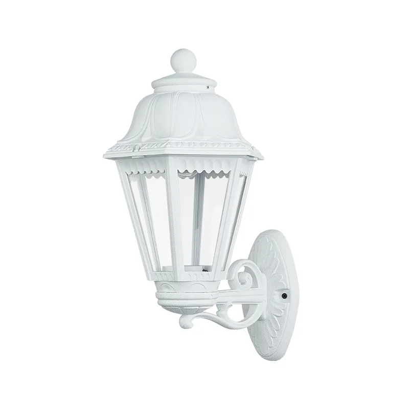Nordic Creative Hexagonal Porch LED Wall Lamp Waterproof Outdoor Italian Style Light for Balcony Villa Hotel Courtyard Sconce