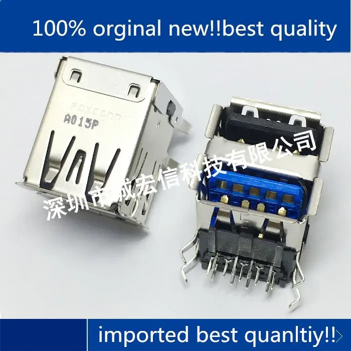 10pcs 100% orginal new in stock USB3.0+USB2.0 A type double-layer female seat UEA1112C-UHS6-4F