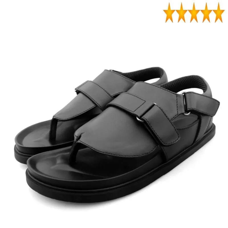 

Rome Leather High Quality Men Summer New Soft Sole Leisure Shoes Breathable Outdoor Platform Sandals Beach Sandalias