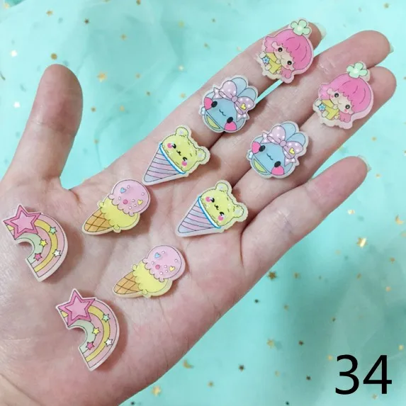 Children's Pink Butterfly Shell Clip-on Earrings, 5 Pairs