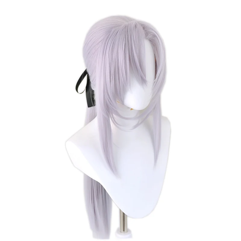 Owari No Seraph of The End Ferid Bathory Silver Long Cosplay Heat Resistant Synthetic Hair Carnival Halloween Party + Wig Cap