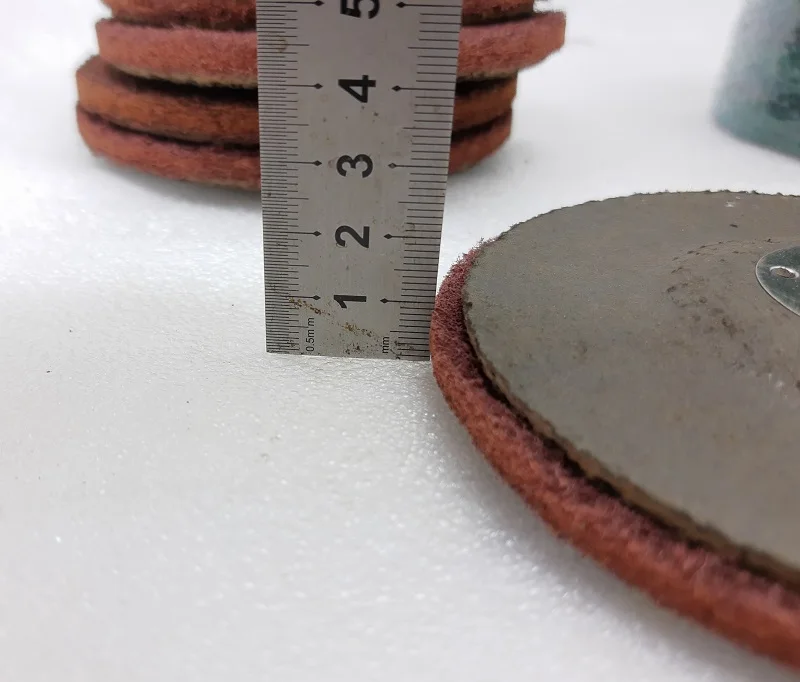 5 قطعة 5 "نايلون إطارات لامعة OD125 * ID22mm غير المنسوجة جلخ تلميع القرص زاوية طاحونة أدوات الانتهاء من المعادن