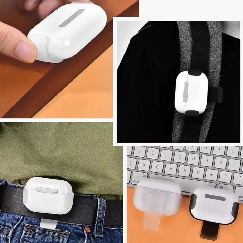 Carrying Clip Case for Apple Airpods Pro 2nd Generation Bracket Belt Pocket Holder Accessory for AirPods3 1/2 Earphone Case