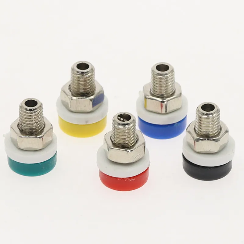 10Pcs Brass 2mm Banana Socket Jack for 2mm Banana Plug Test Connector 5 Colors