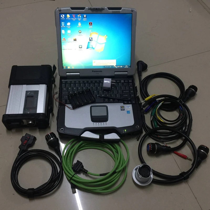 

Mb Star c5 2023 Toughbook CF 30 Ram 4g Laptop Software Newest Version 480GB SSD All Cables Full Set Ready to Use Diagnose