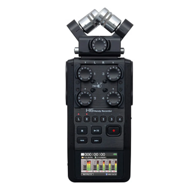 

Professional Digital Voice Recorder H6 Portable 6 Track Recording Digital Audio Voice Recorder With MP3 Player 2GB