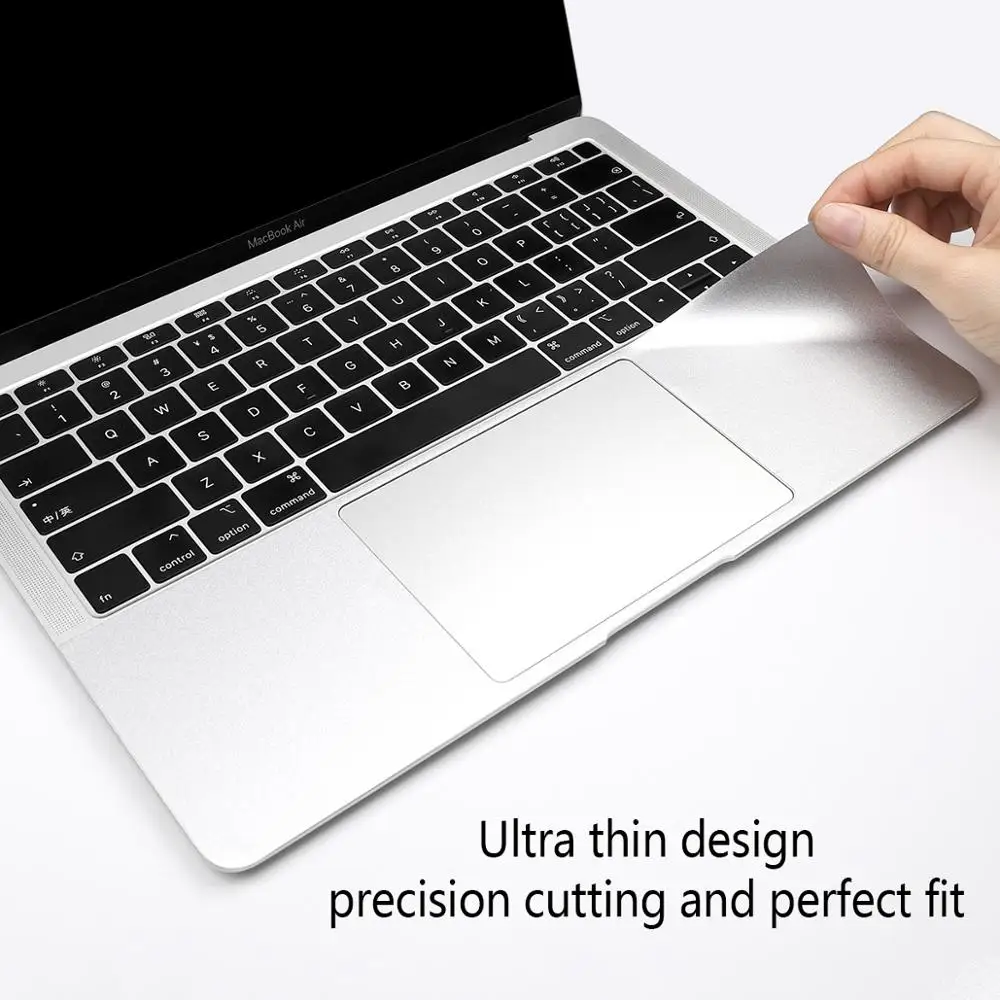 Palms Guard Rest Cover with Trackpad Protector Sticker Silver for New MacBook Pro 16 With Touch Bar A2141 Model