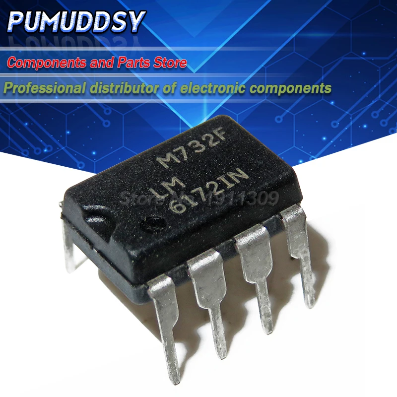 5PCS LM6172IN DIP8 LM6172 6712 In Stock In Stock IC