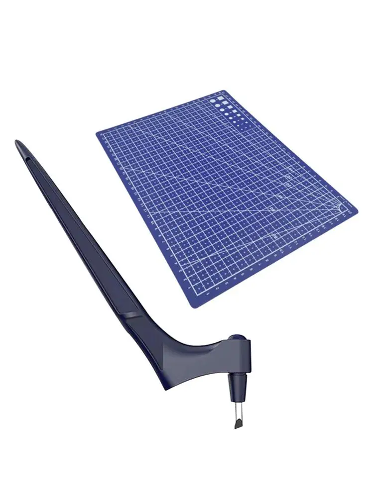 Art Cutting Tool Craft Cutter 360 Degree Rotation Stainless Steel Handheld Engraving Paper Cutting Tool Hand Art Cutting Tool